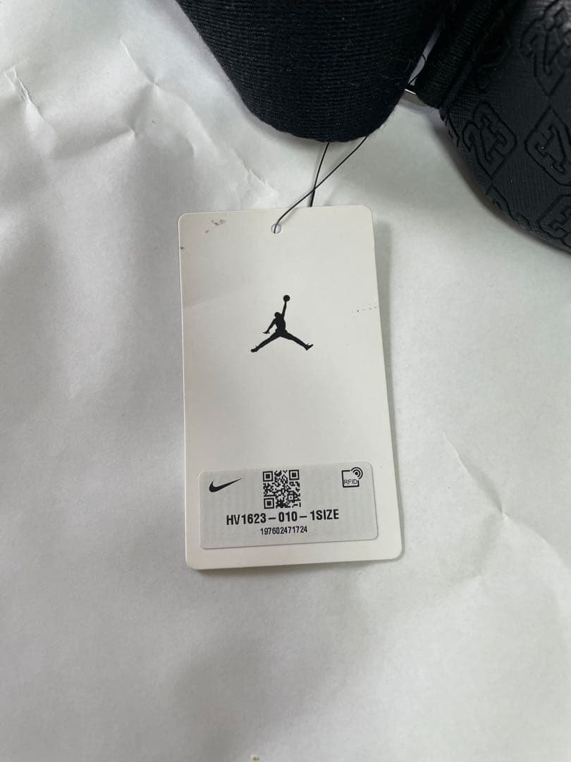 Jordan モノグラム　タグ付き　ショルダーバッグ　ブラック