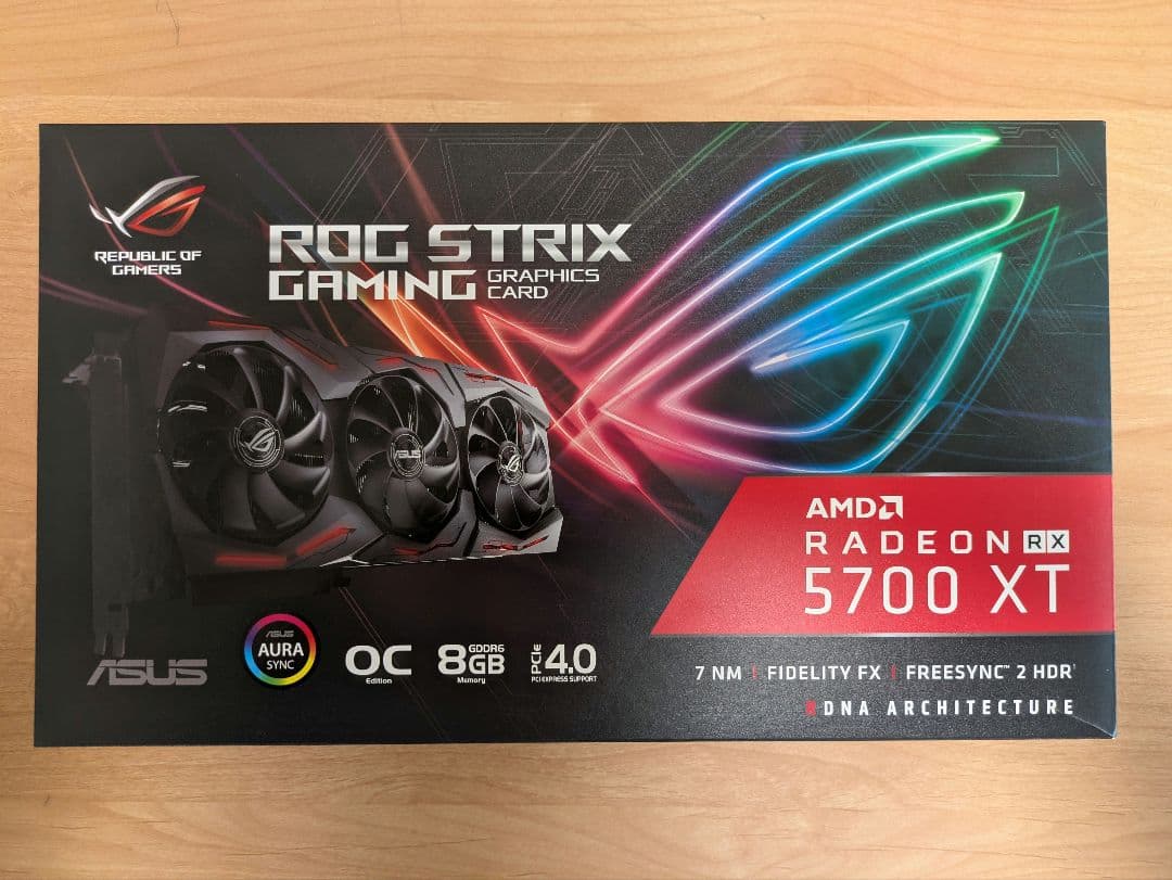 グラフィックボード・グラボ・ビデオカード ASUS ROG Strix Radeon RX 5700 XT