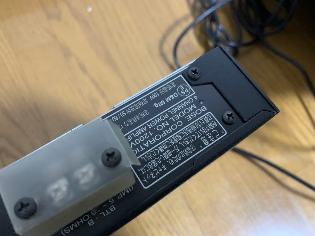 動作品　Bose Professional　パワーアンプ　1200VI