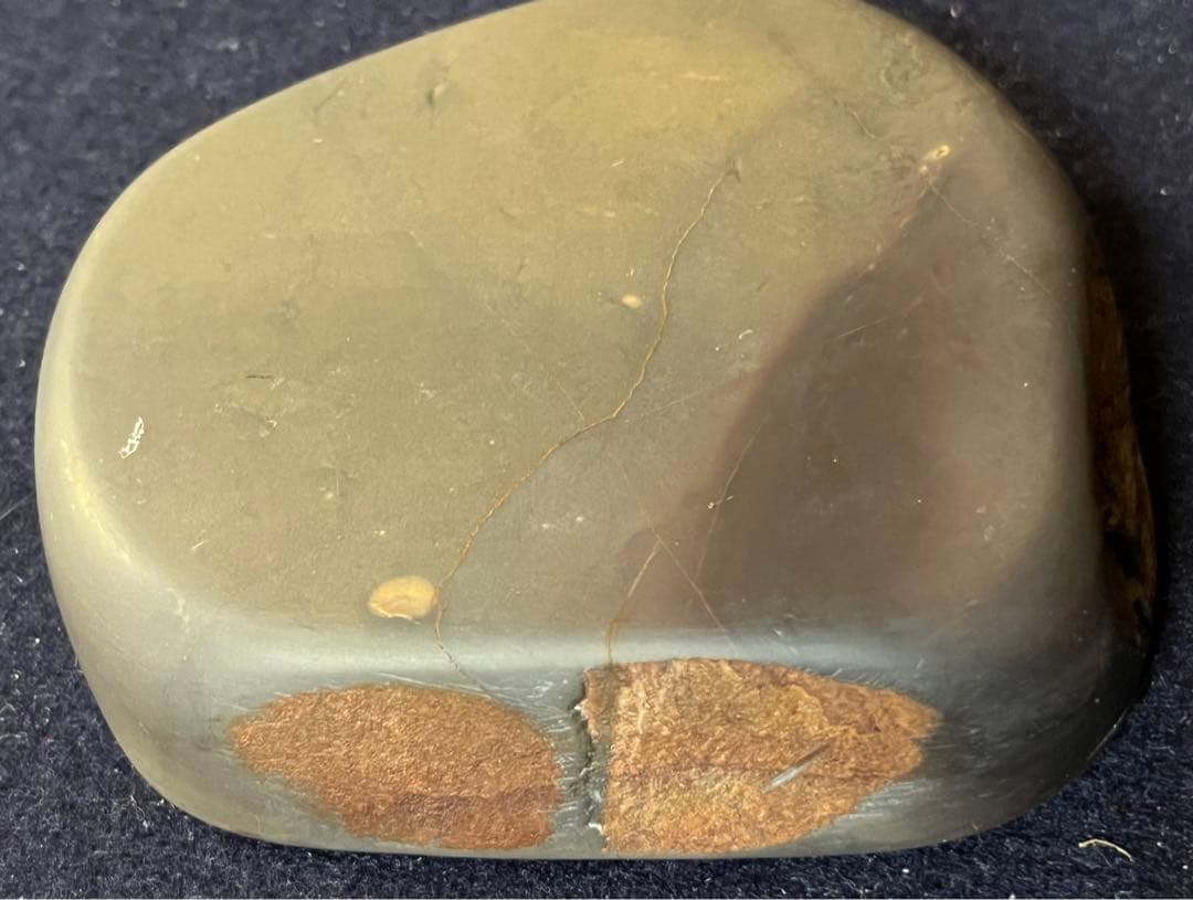 処分価格　旧老坑端渓水巌硯　金線・銀線・氷紋・臙脂暈・超良質・深い青・文房四宝