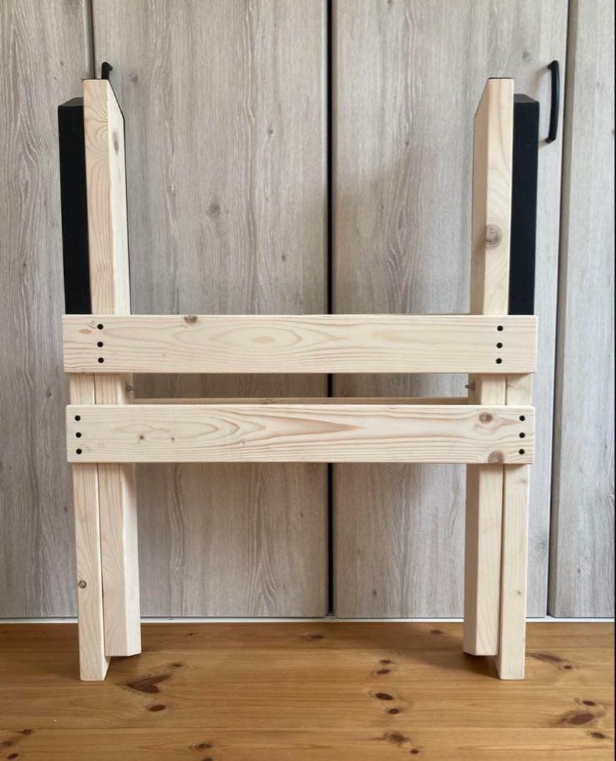 開閉式！木製サーフボード用メンテナンススタンド　スタンドラック