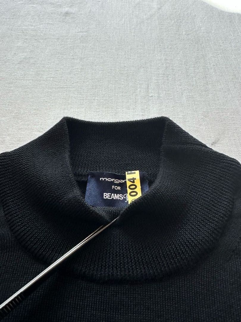 【美品】MORGANO per BEAMS F モルガーノ モクネックセーター