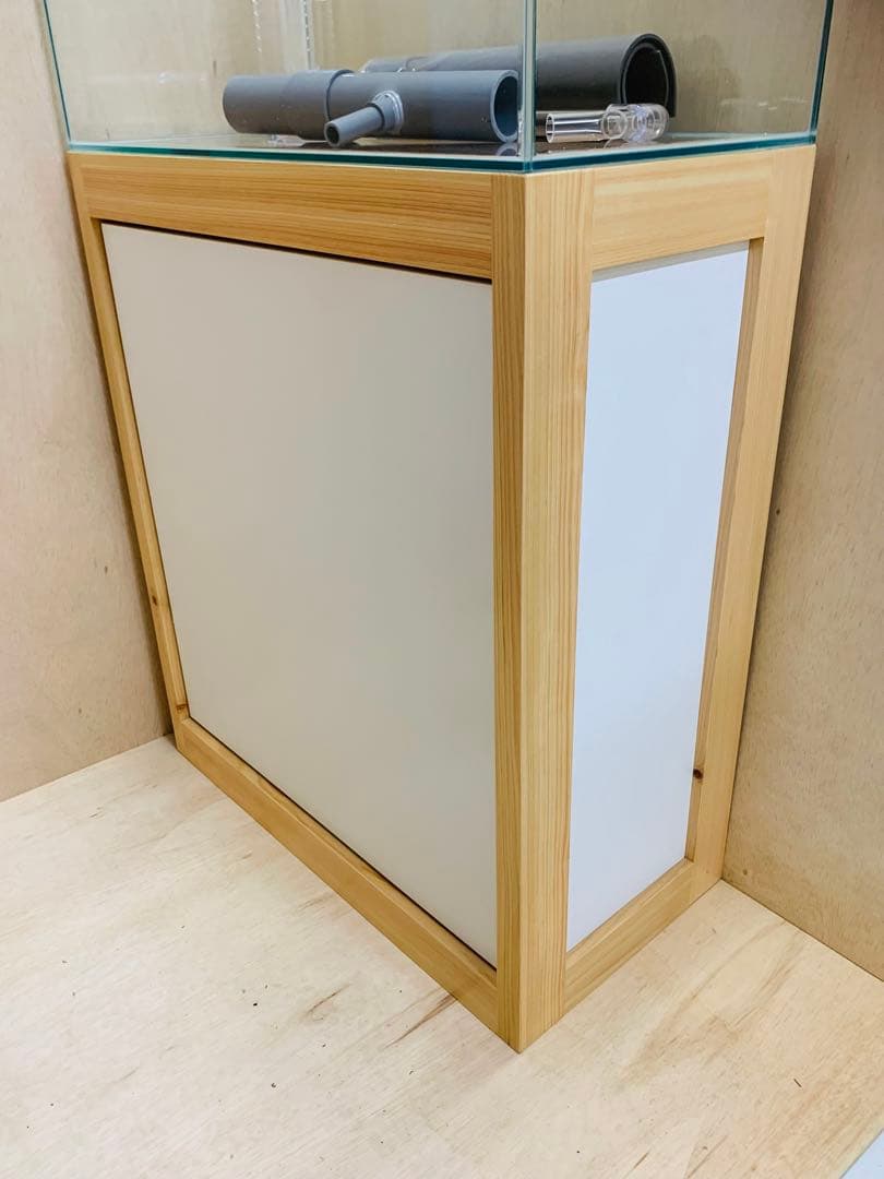 600ｘ300ｘ360㎜オーバーフロー水槽特注セット クリアシリコン 未使用品