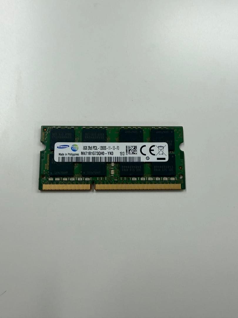 Samsung ノートPC用メモリ 8GB DDR3L 1600MHz PC3L