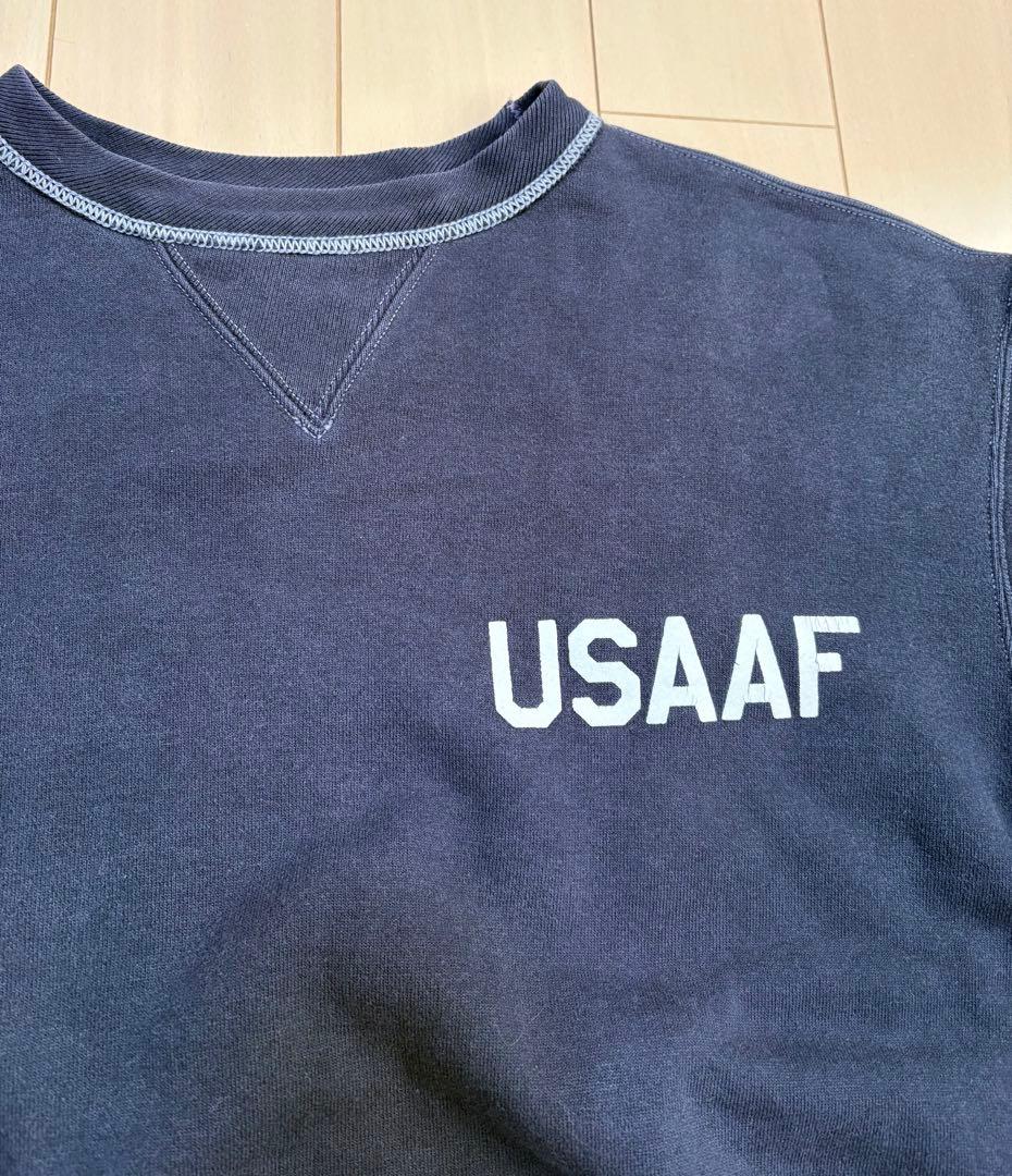 The REAL McCOY'S USAAFプリント スウェットシャツ メンズL