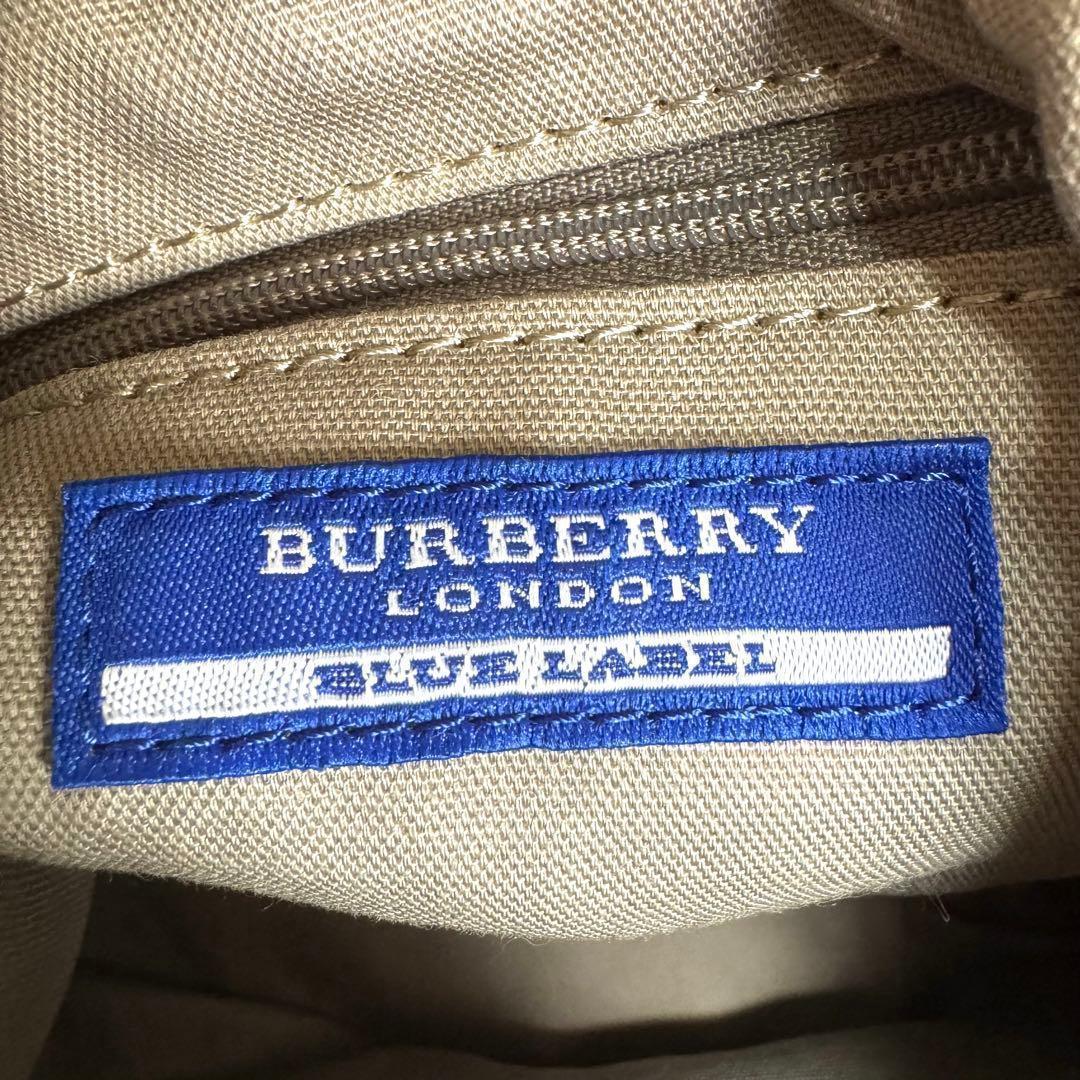 【新品同様】バーバリーブルーレーベル　ワンショルダー　バッグ　ロゴ