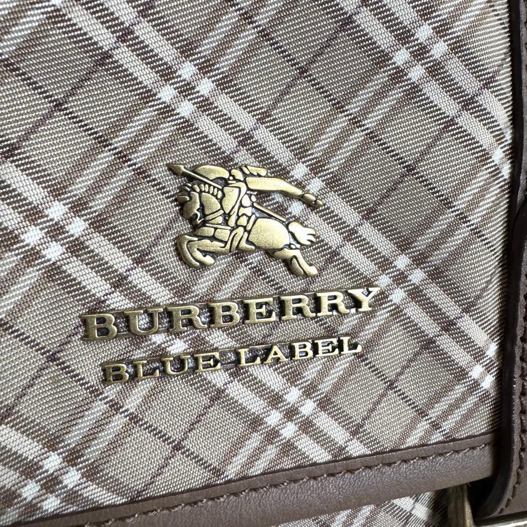 【新品同様】バーバリーブルーレーベル　ワンショルダー　バッグ　ロゴ