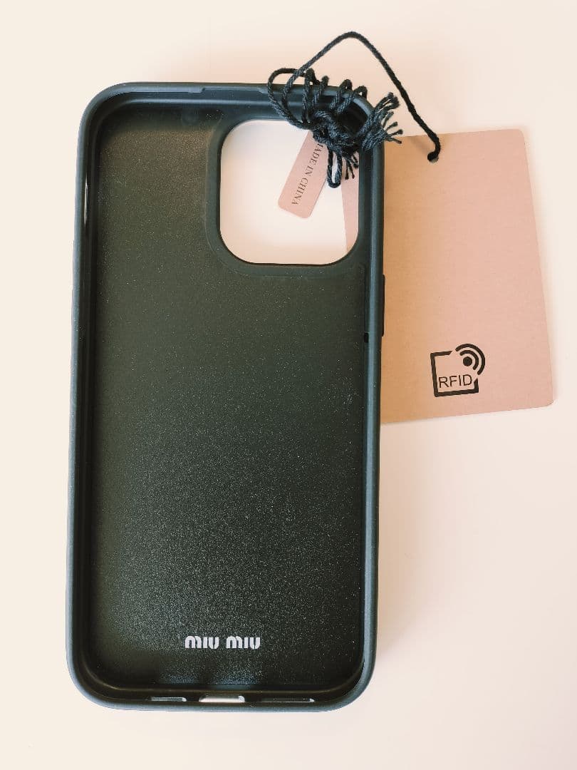 新品未使用★ MIU MIU iPhone 14 PRO MAX ケース