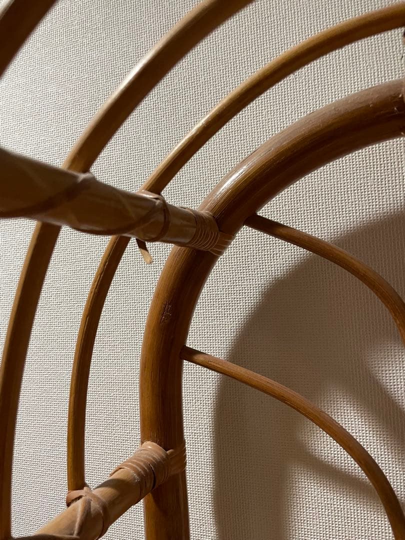 ラタン製4段シェルフ