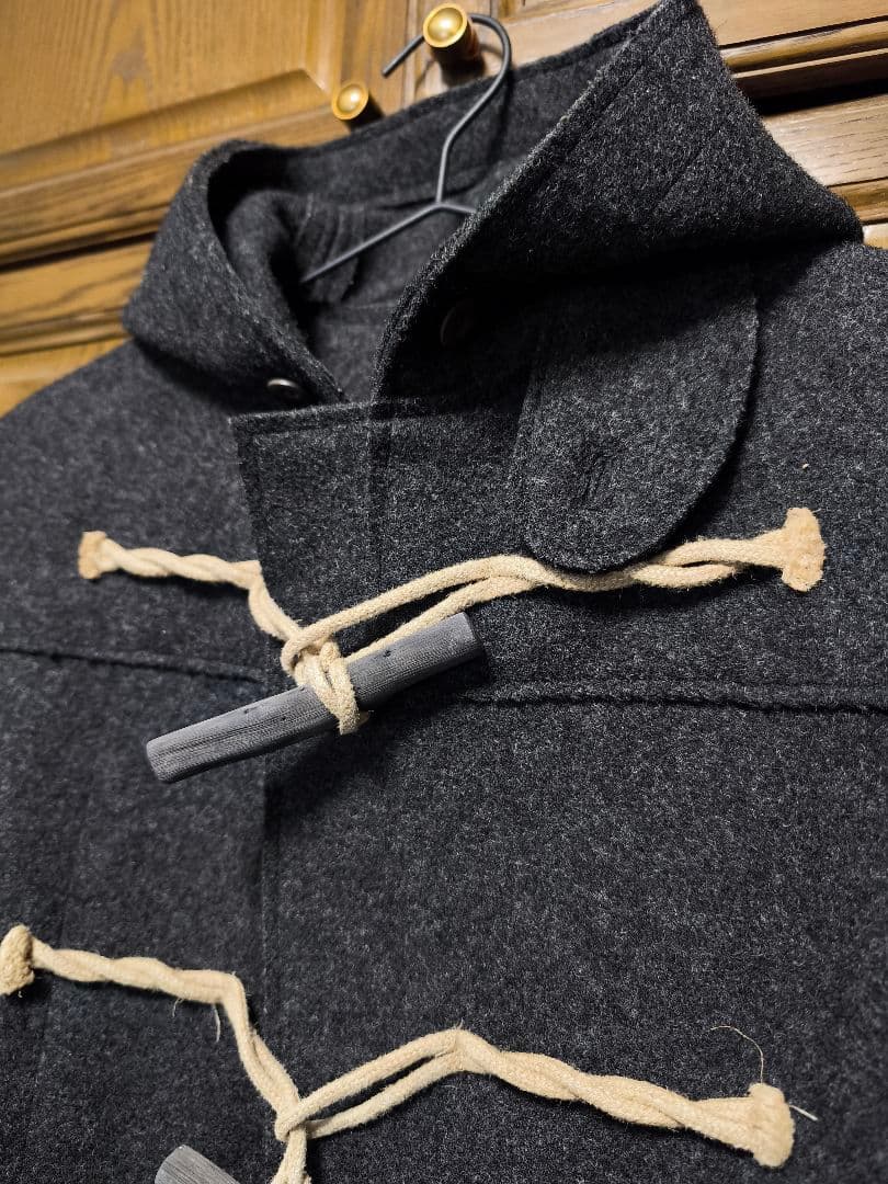 フランクリーダー　ヘビーローデンウール ダッフルコート　М　チャコールグレー