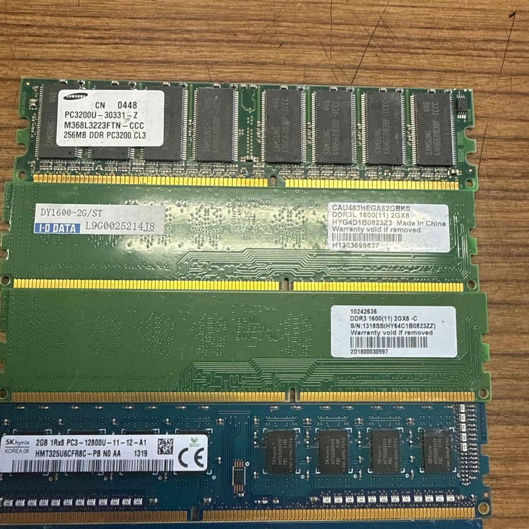 値下げパソコンメモリー 多数8GB 2400T/2666V/3200AA/4GB