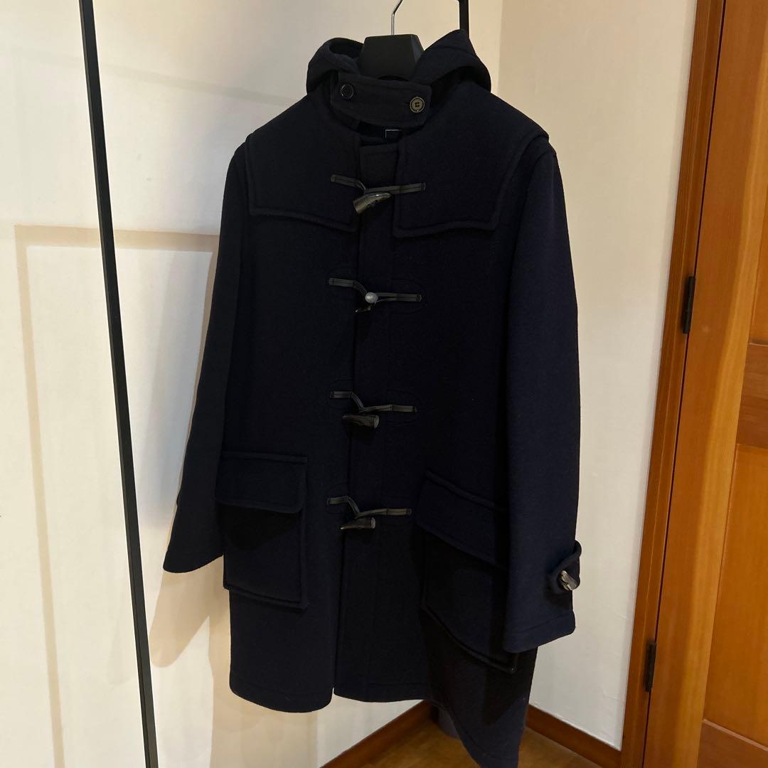 Gloverall グローバーオール ダッフルコート ネイビー Ｌ