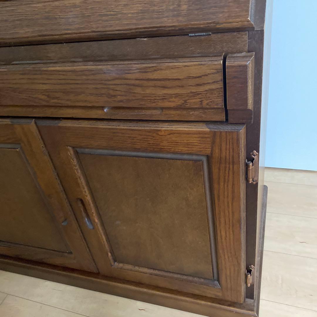 北海道 大雪木工 クローバー30 ライティングビューロー 学習机