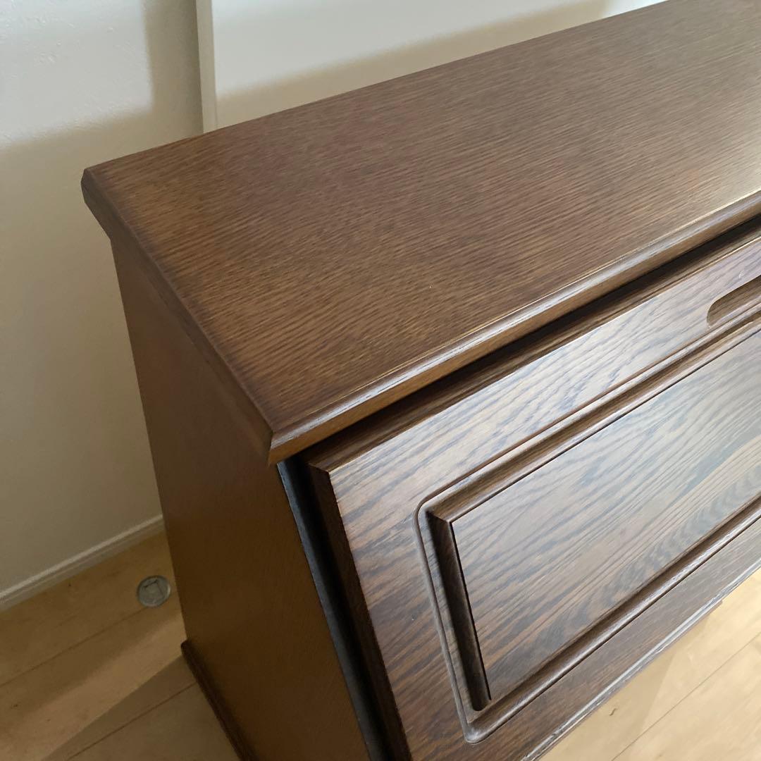 北海道 大雪木工 クローバー30 ライティングビューロー 学習机