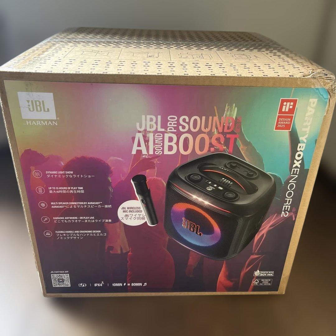 JBL PARTYBOX ENCORE 2 ワイヤレススピーカー　マイク付き