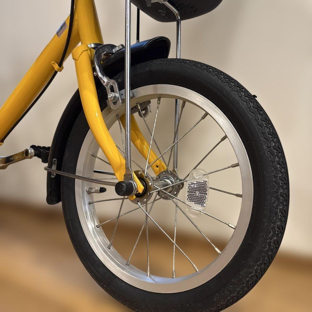 無印良品　こども自転車　16型幼児自転車　イエロー 神奈川県内手渡し