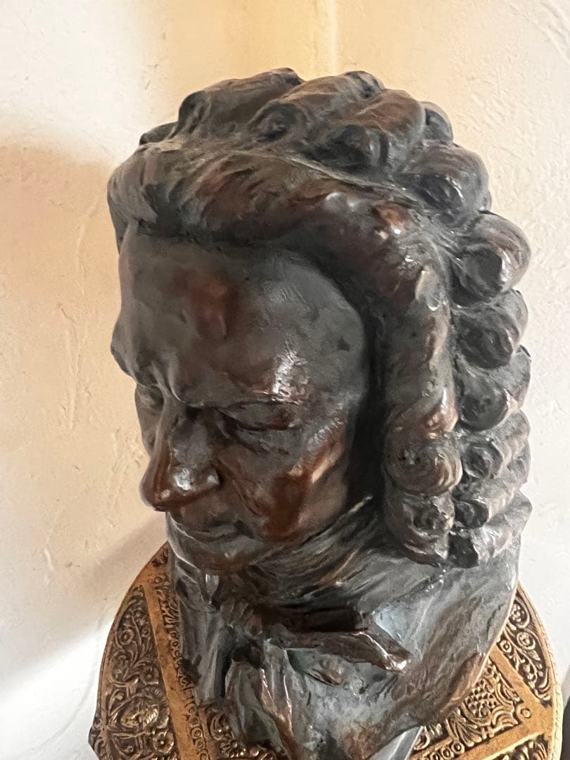 バッハ　Bach 松田芳雄作　胸像