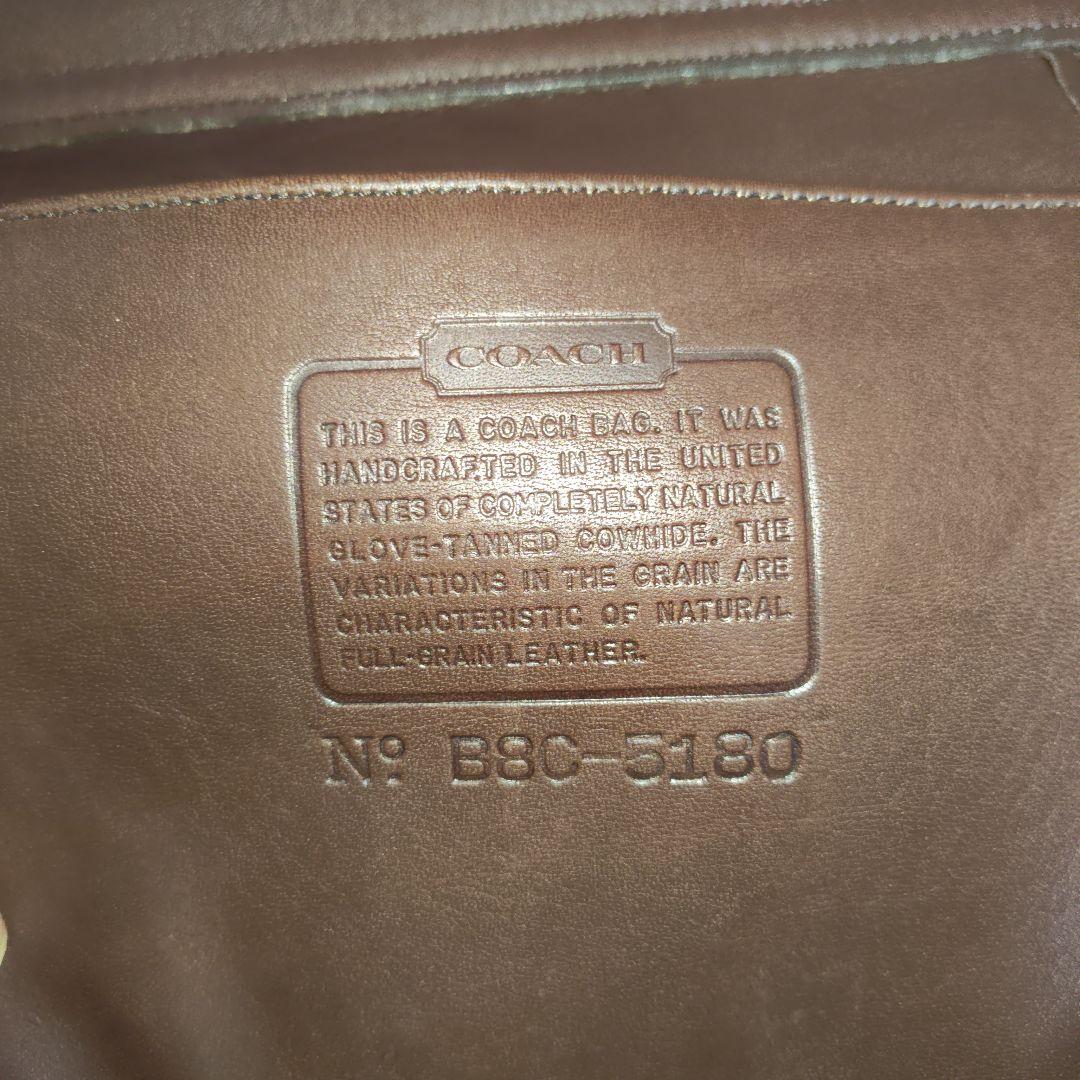 オールドコーチ　ブラウンレザー ショルダーバッグ