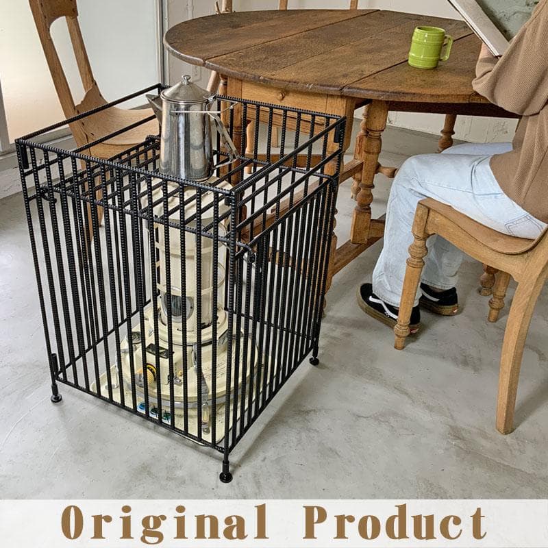 折りたたみ式 格子13本 ストーブガード アイアン 収納 アラジン トヨトミ