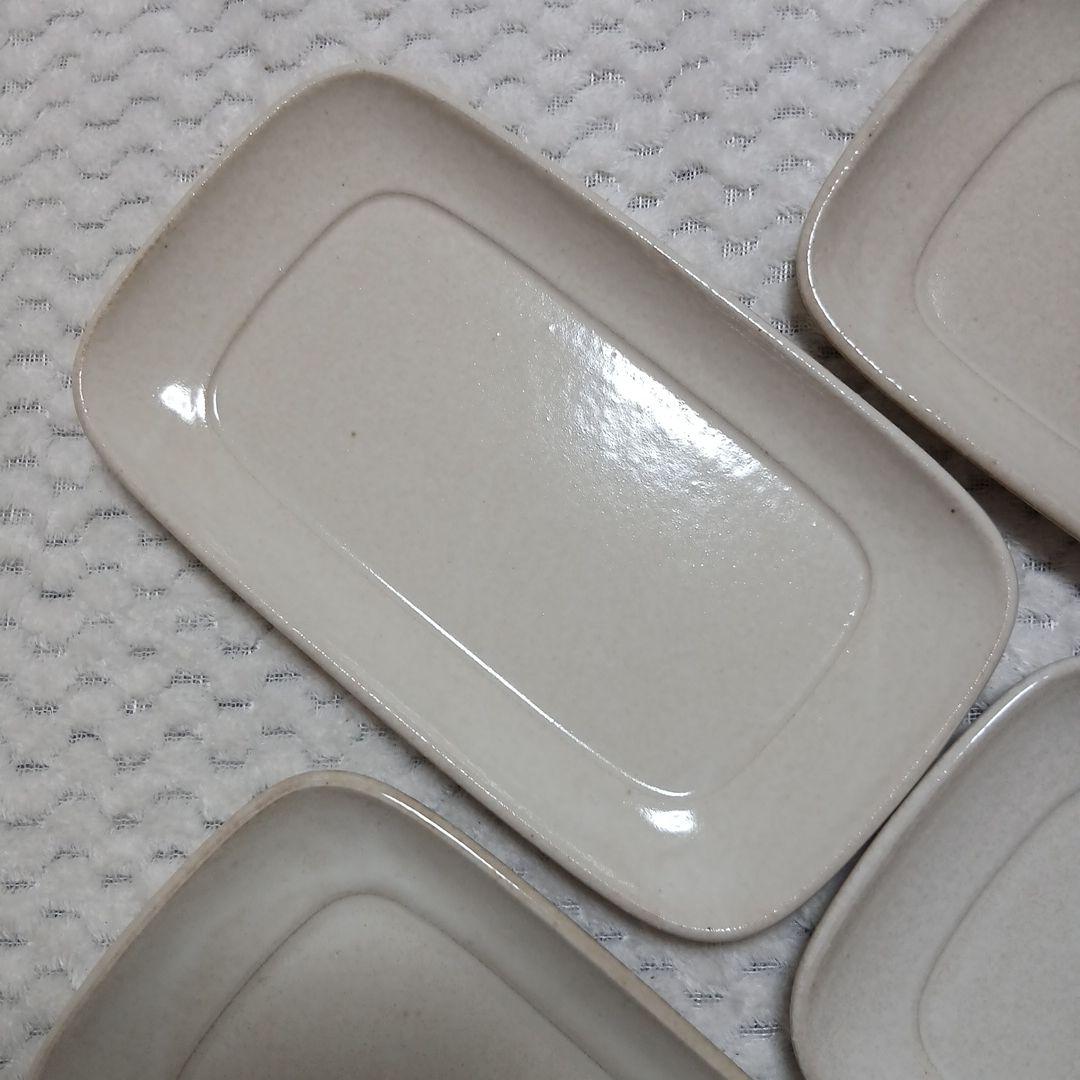 スタジオエム　　studio m'　エッセン 長角皿Ｓ　４枚セット