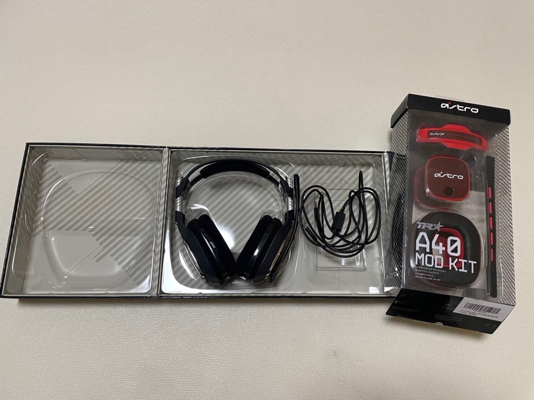 astro A40 ゲーミングヘッドセット MOD KIT付き