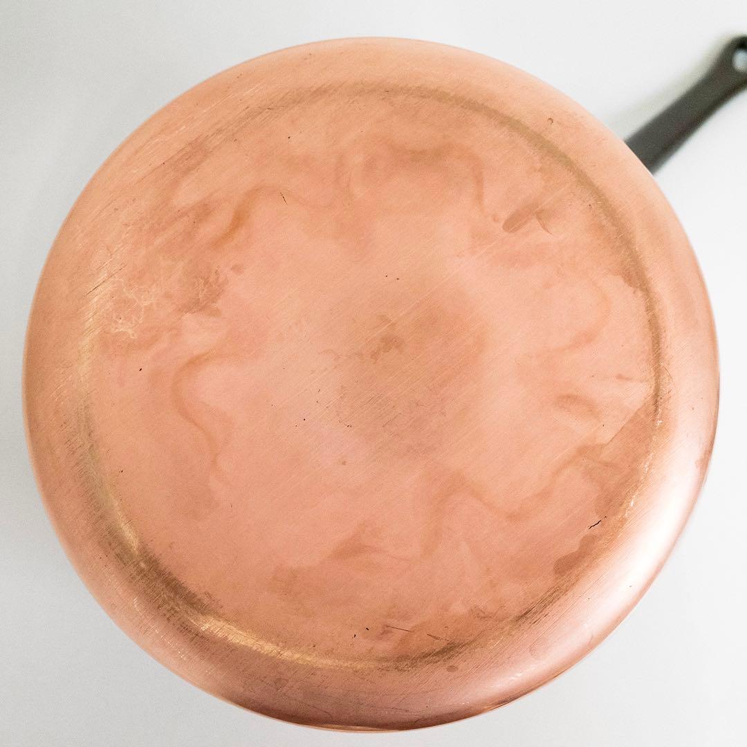 Mauviel 1830 銅鍋 フランス製 内側ステンレス 20cm プロ用