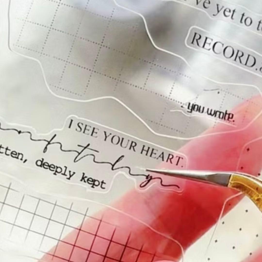 ⑤☆海外マステ☆ ggaggong さん Pale Grid （亮面）ダイカット