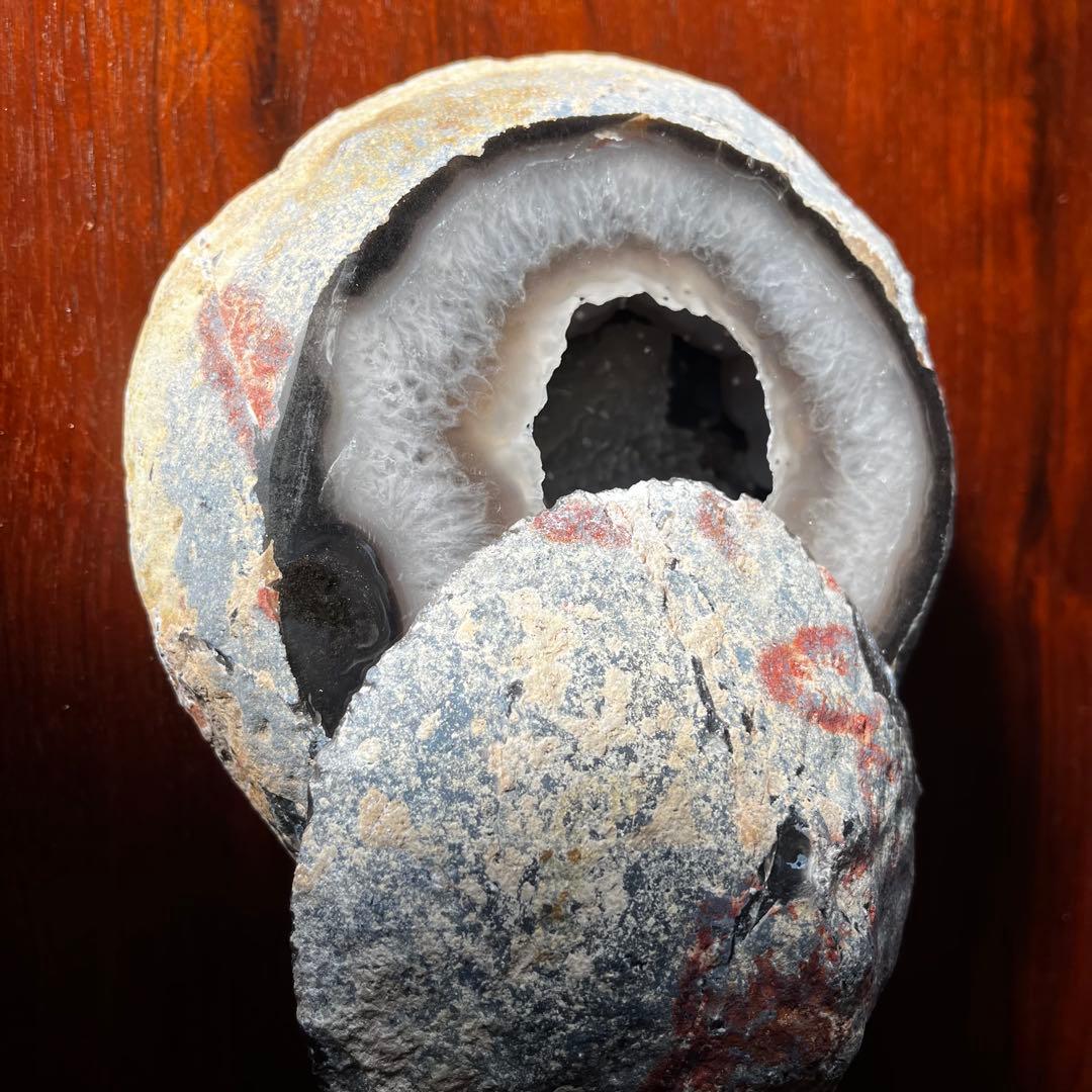 天然石　トレジャーメノウ　重量1.９kg 　幅約155mm