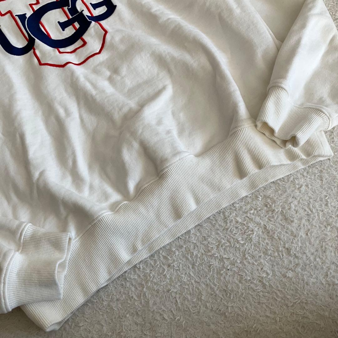 UGG アグー 刺繍 ロゴ クルーネック スウェット トレーナー L