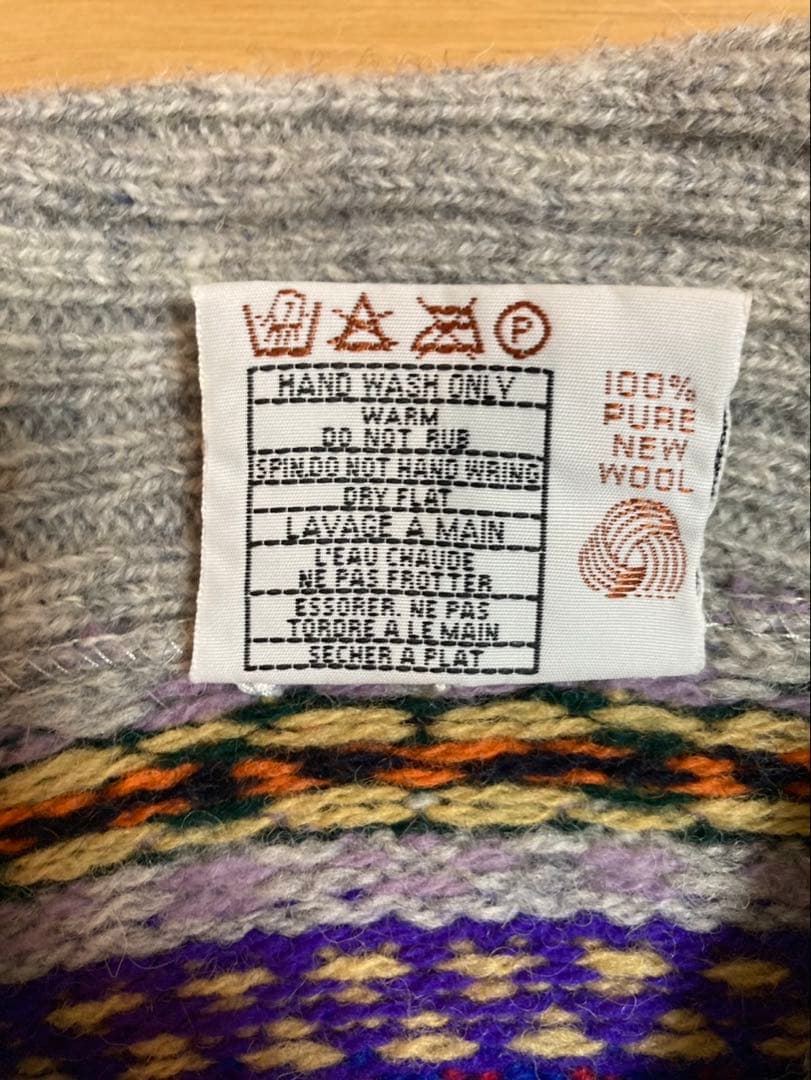 Jamieson's フェアアイル柄 セーター Lサイズ