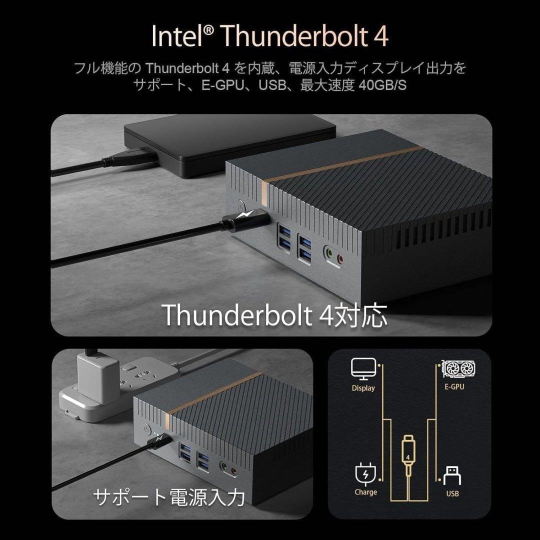 ミニPC 第13世代インテル Core i9-13900H 14コア20スレッド