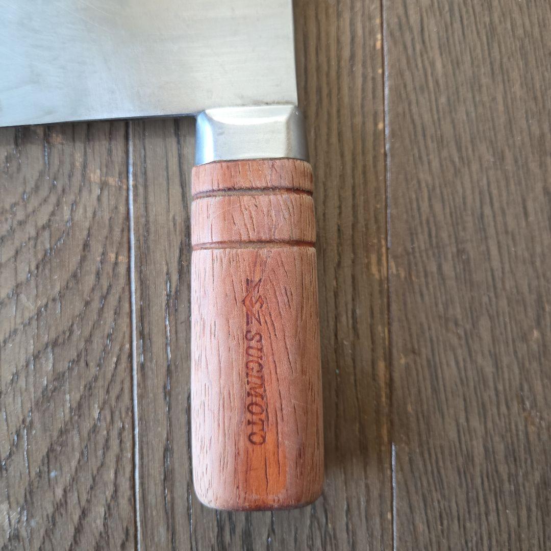 東京　杉本　中華包丁 　6番　薄刃　前菜、板仕込みよう