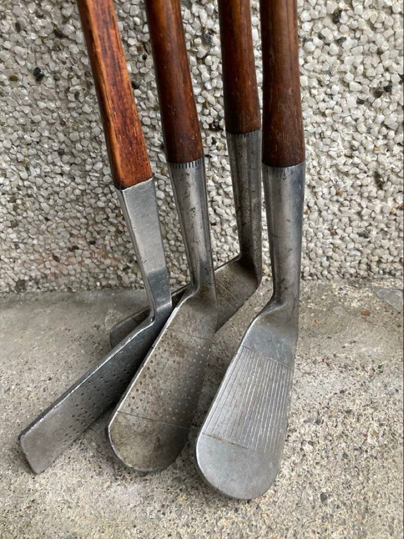 アンティーク　ゴルフクラブ　GIBSON SUPERSTAR ヒッコリー　4本