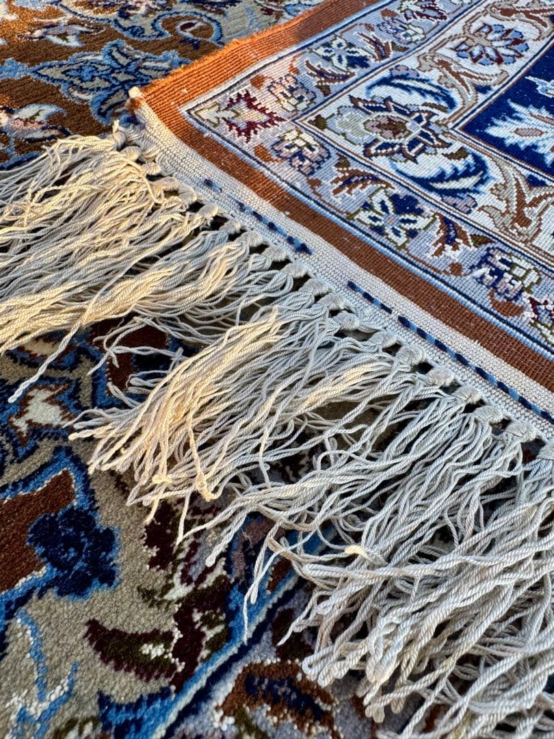 イラン 高級ペルシャ絨毯 大判248×155cm 手織り シルクウール