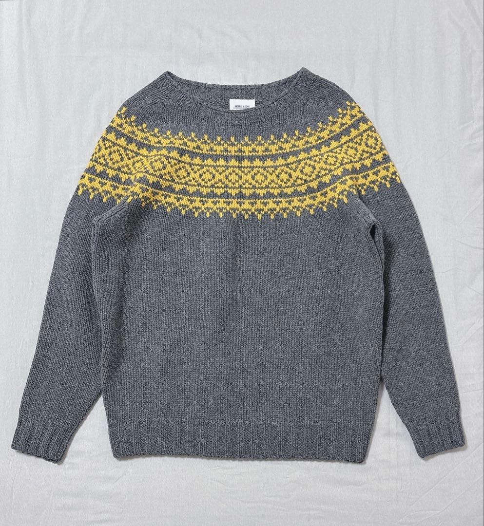 極美品✨英国製 MORRIS & SONSノルディックセーター Bshop