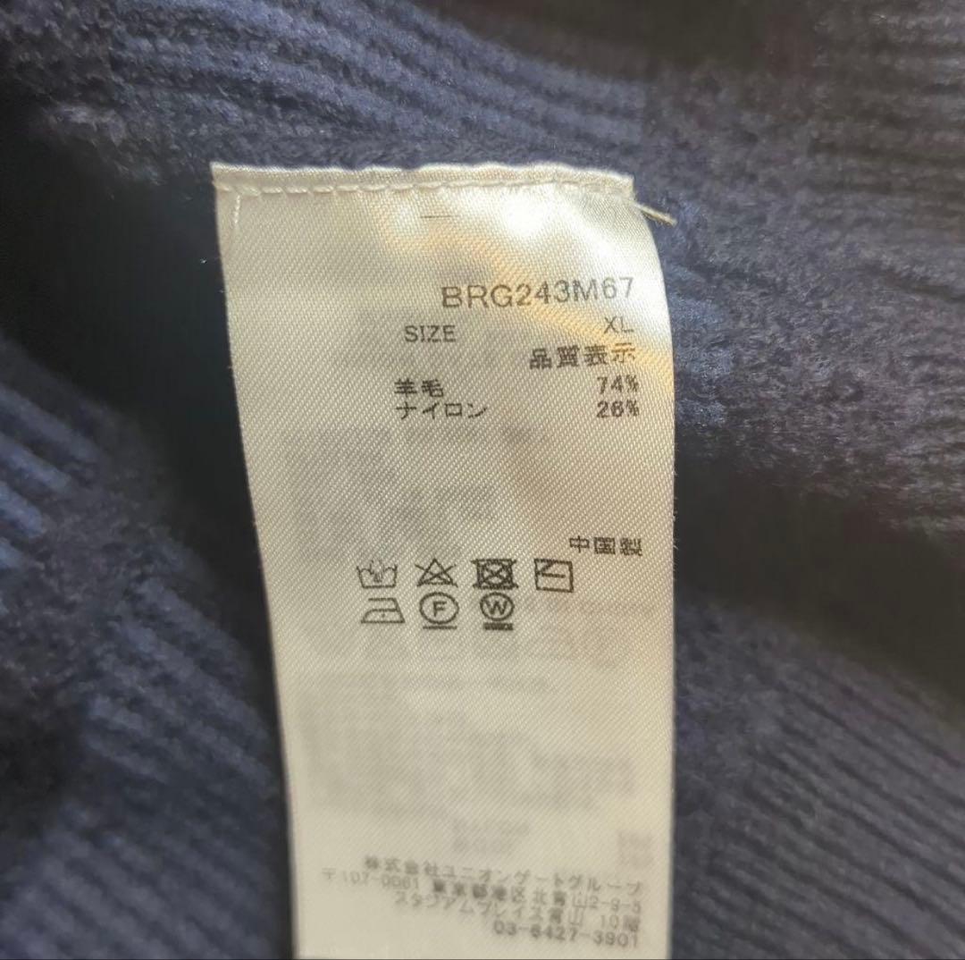 【美品】BRIEFING GOLF タートルネック 2024AWモデル XL