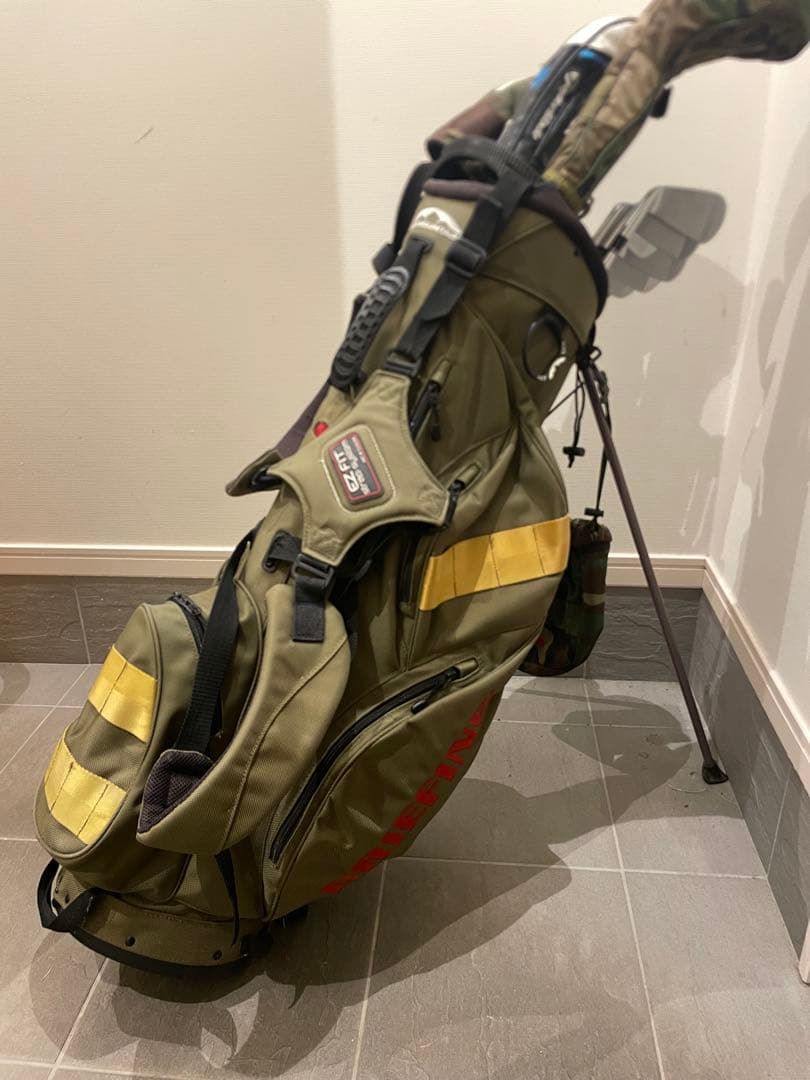ブリーフィング　サンマウンテン　キャディバッグ　カーキ