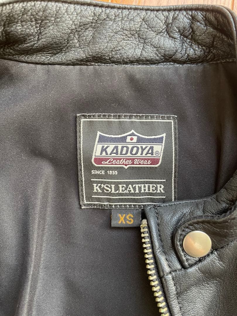 KADOYA レザージャケット XS 美品