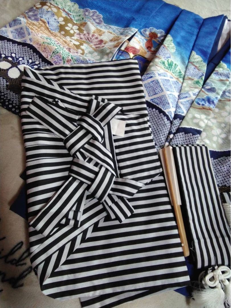 男の子用・3歳向け・化繊・袴とお着物のセットです