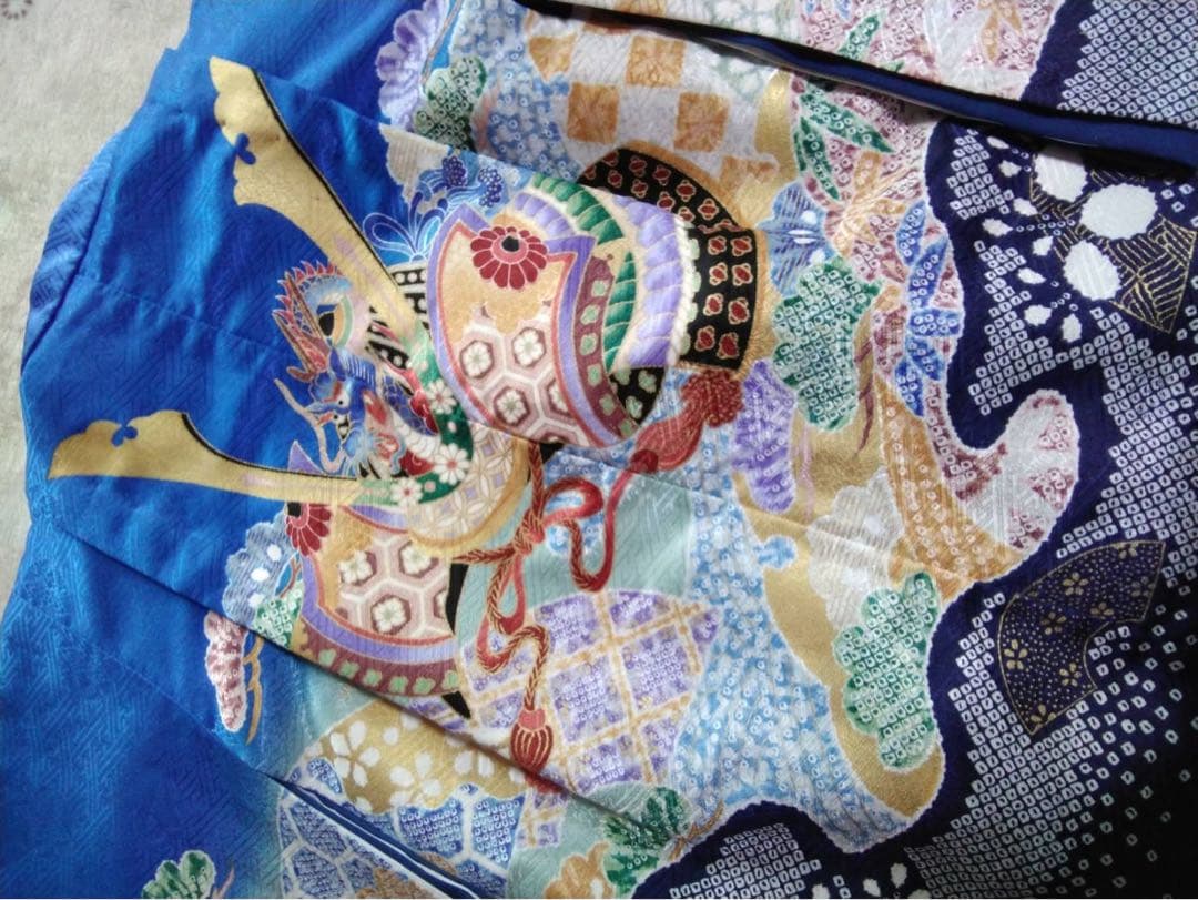 男の子用・3歳向け・化繊・袴とお着物のセットです