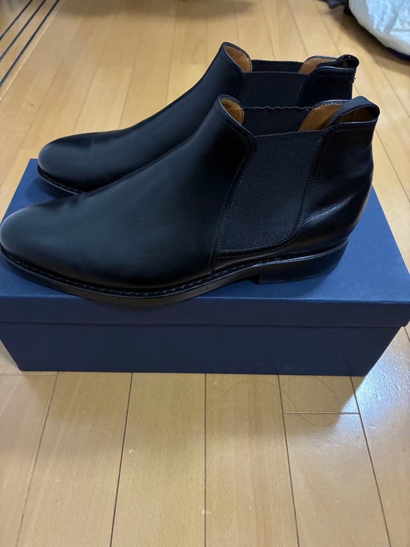 Jalan Sriwijaya サイドゴアブーツ ブラック