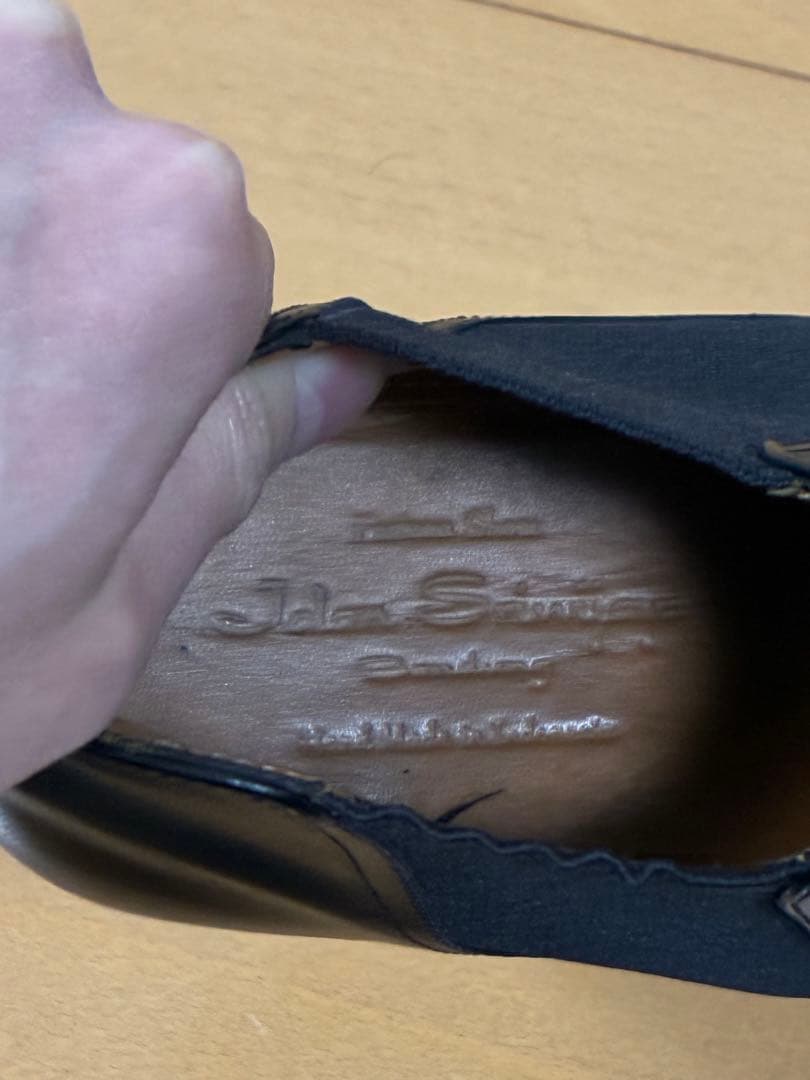 Jalan Sriwijaya サイドゴアブーツ ブラック