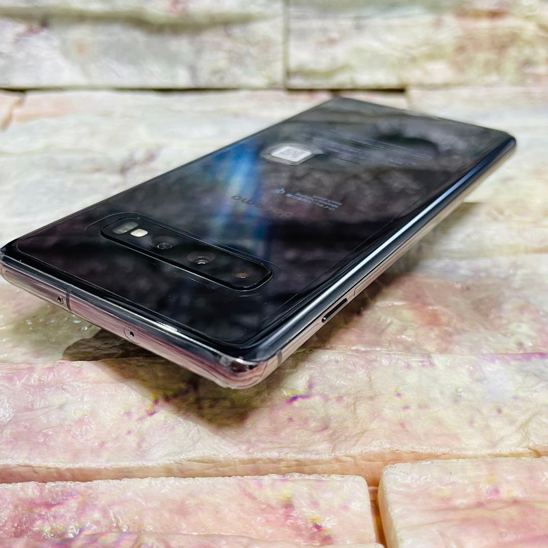 美品 SIMフリー Galaxy S10+ 128GB プリズムブラック