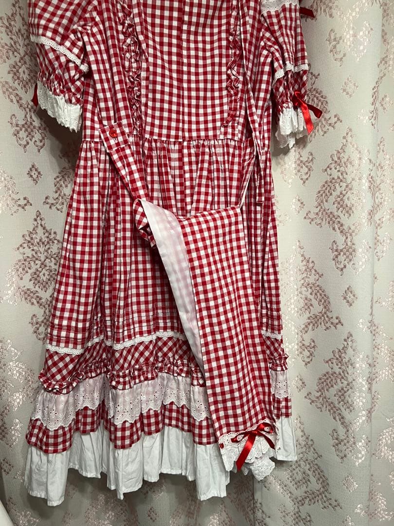 ギンガムチェック　ワンピース　Angelic Pretty