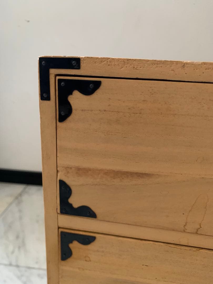 桐タンス　引き出し3段　着物箪笥　タンス　収納　古家具　古民家　時代家具