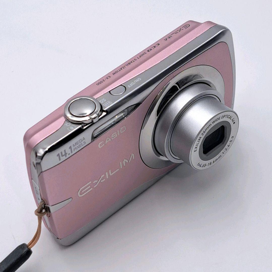 デジタルカメラ CASIO カシオ EXILIM EX-Z550 ピンク 付属品