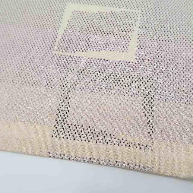 単衣 正絹 着物“やさしい霞空で始まる伝言ゲーム☆”塩沢お召 R-92