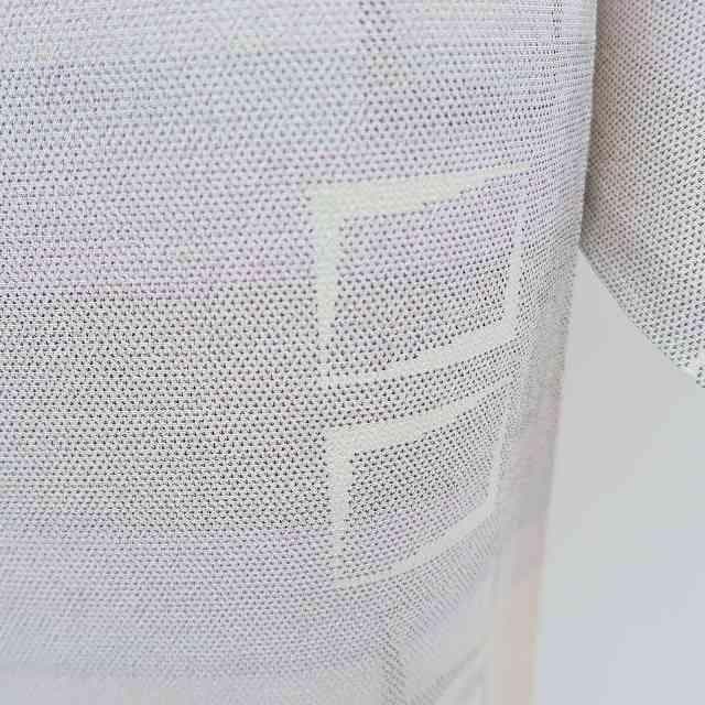 単衣 正絹 着物“やさしい霞空で始まる伝言ゲーム☆”塩沢お召 R-92