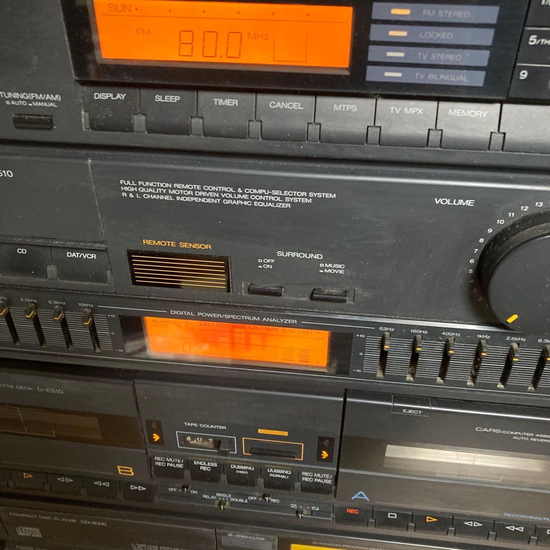 中古Sansui S-E310 CD・カセットWデッキセット[プレヤー別途販売]