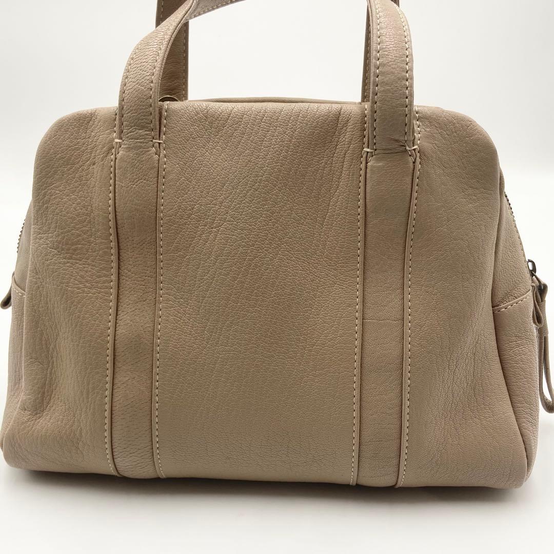 未使用級　ゲンテン　ゴートベーシック　ボストンバッグ　2way サンドベージュ